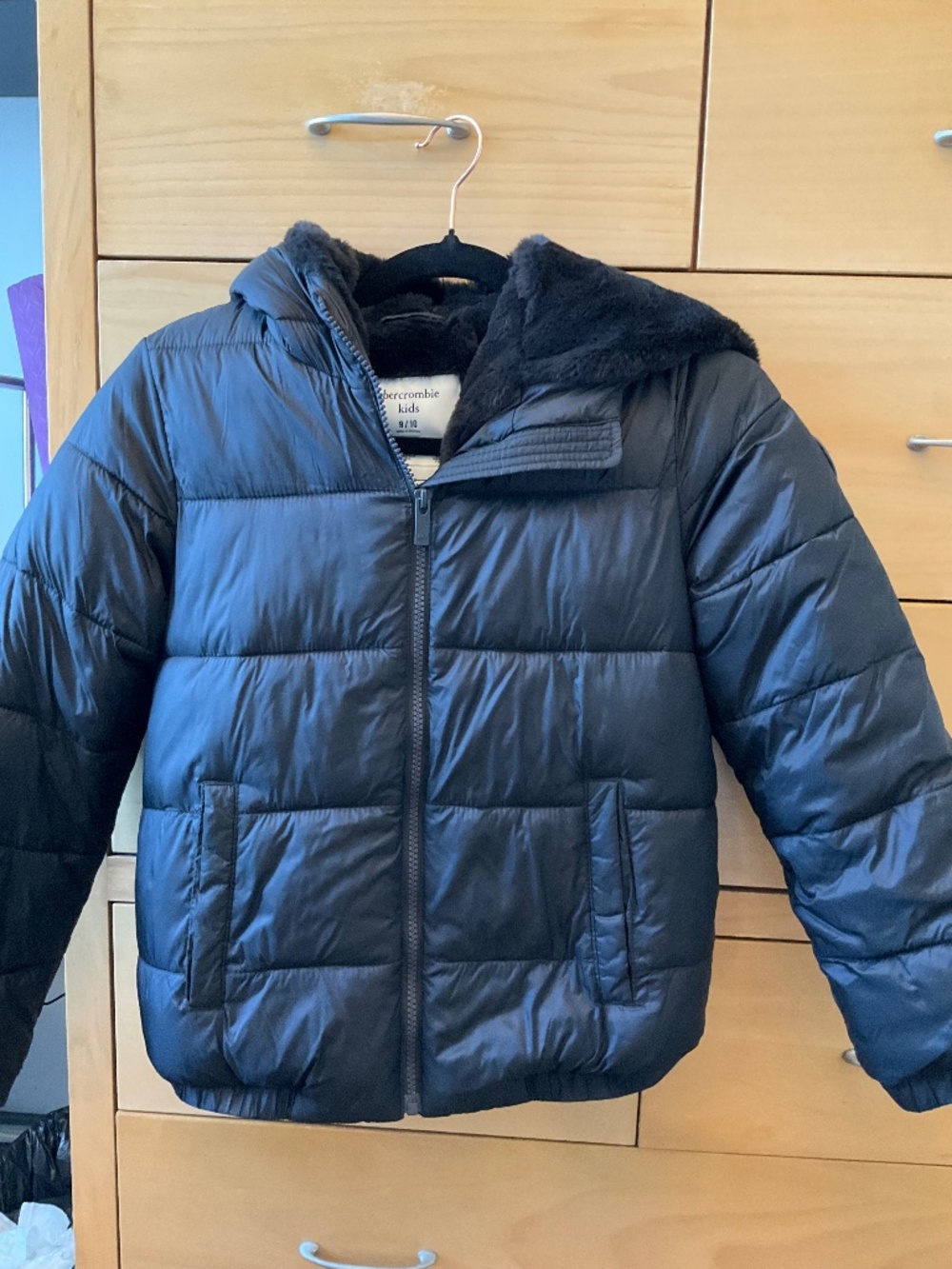 Abercrombie Kids Puffer Jacket 9/10 Black